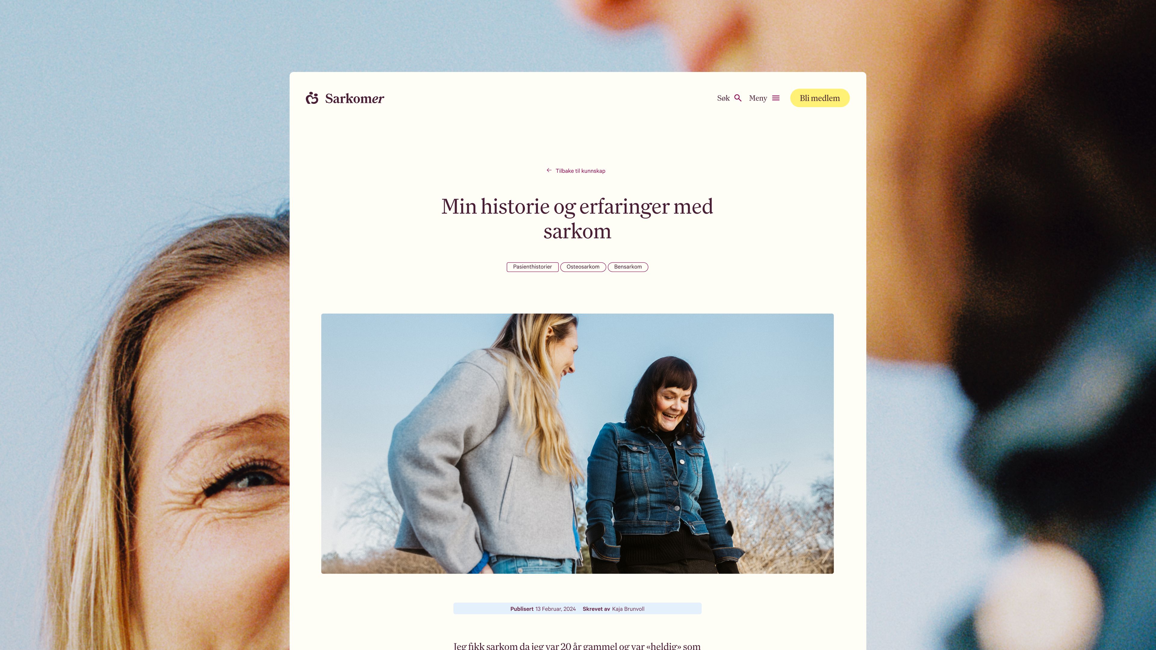 Bilde fra Sarkomer sin nettside.